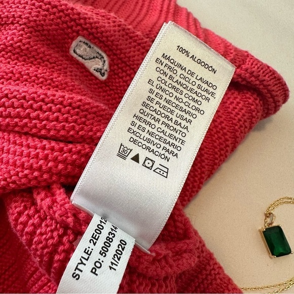 Vineyard vines pink long sleeve sweater - Picture 4 of 9